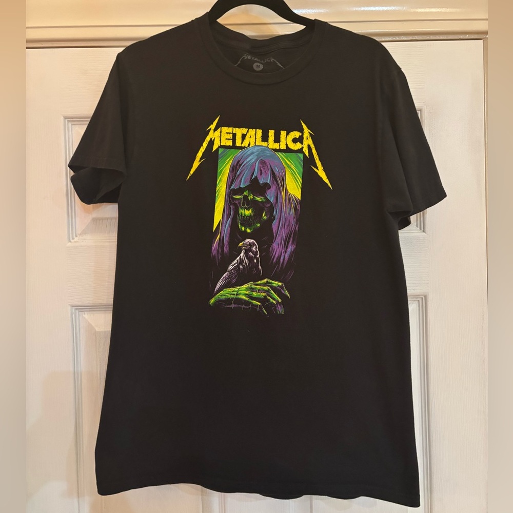 Hot Topic Metallica Reaper Crow T-Shirt
